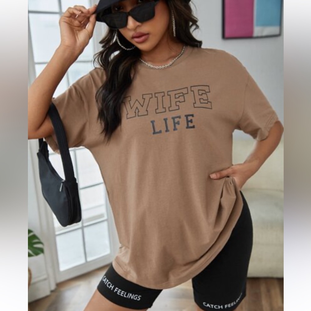 GreatHe Graphic Tee for Women - Size Large